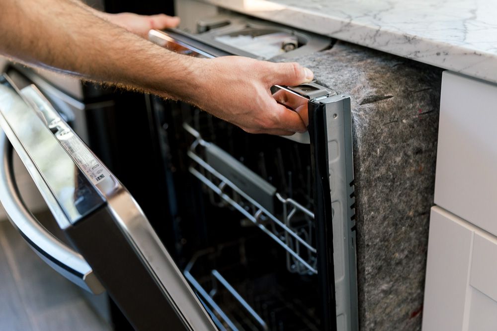 removing a dishwasher