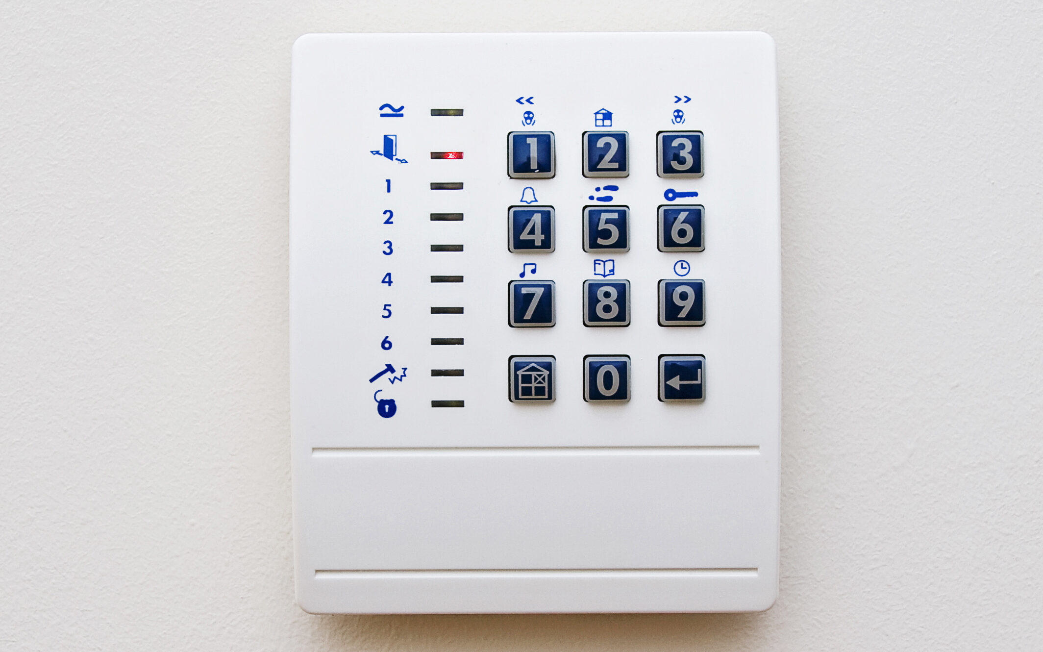 Picture of a house burglar alarm