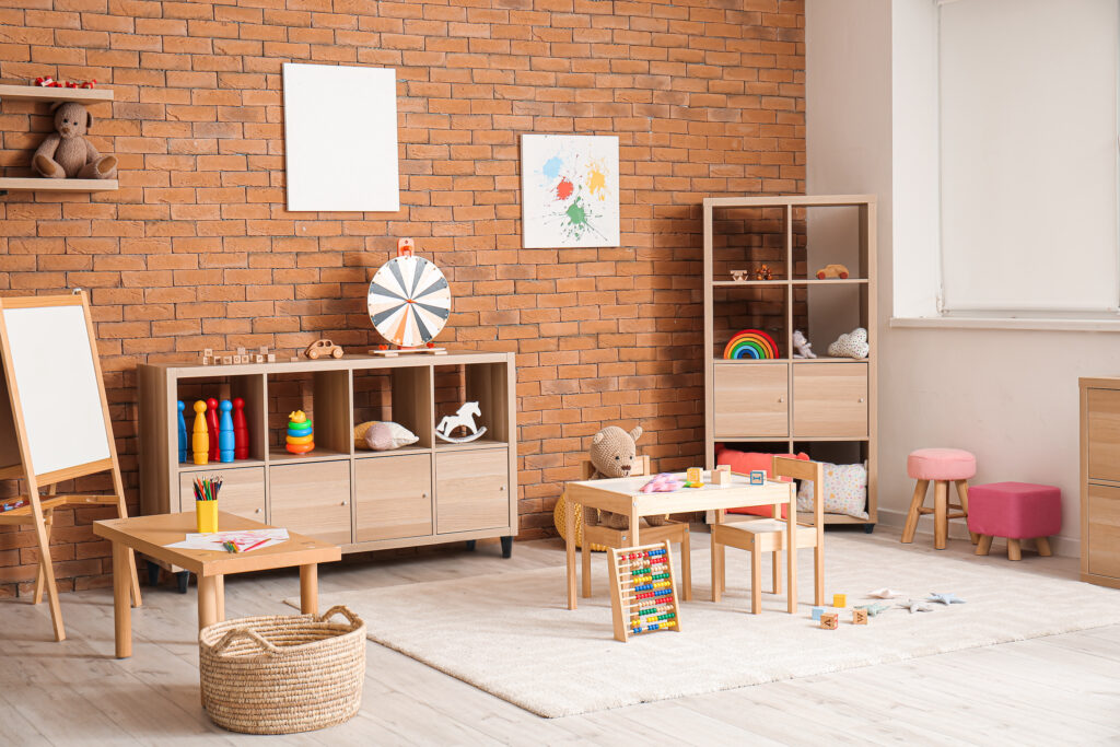 Picture of a modern playroom for kids