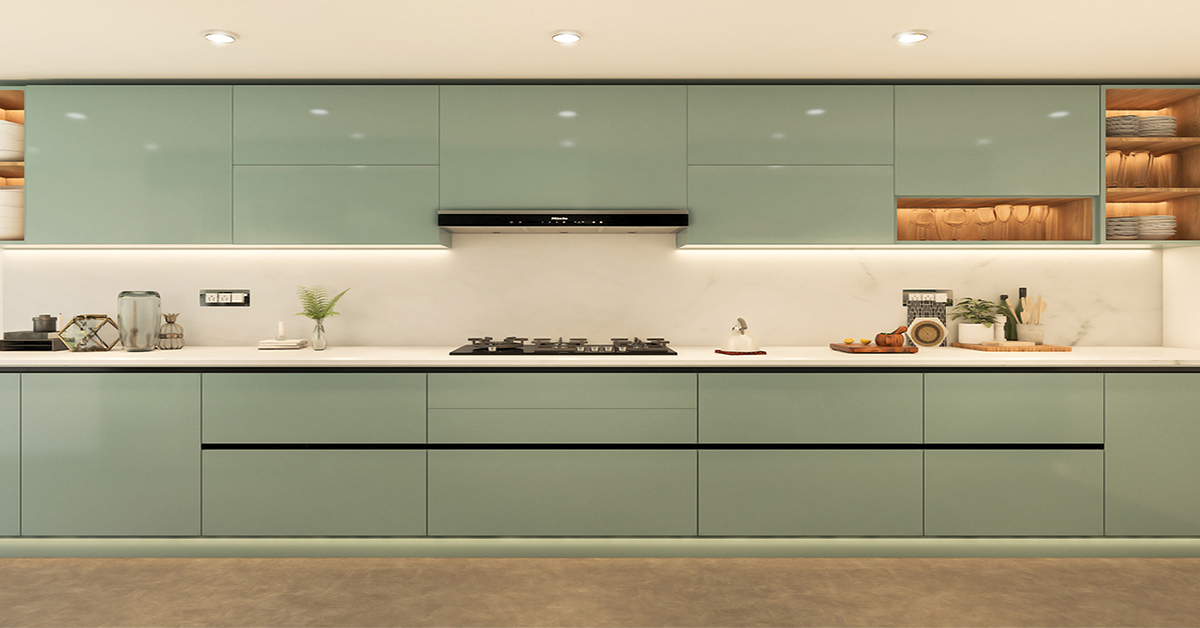 Straight Modular Kitchen